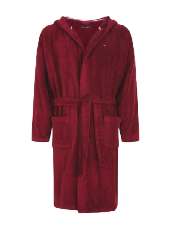 Tommy Hilfiger Towelling Robe gold - Deep Rouge